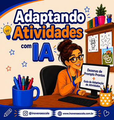 Capa Adaptando Atividades com Inteligência Artificial