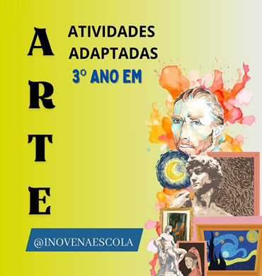 Capa apostila Arte 3º Ano Ensino médio