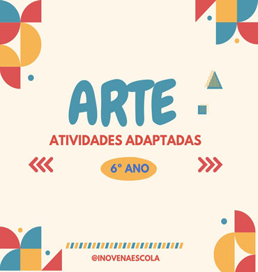Capa apostila Artes 6º ano