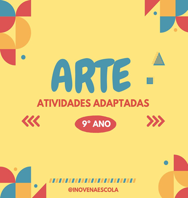 Capa apostila Arte 9º Ano