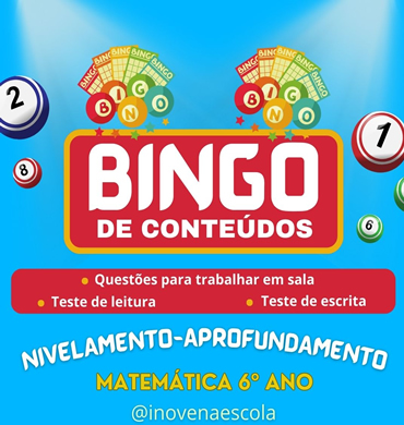 Capa imagem bingo Matemática