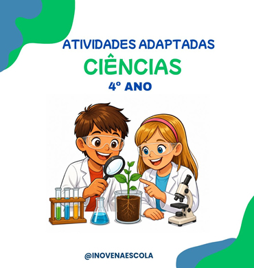 Capa apostila ciências 4º ano