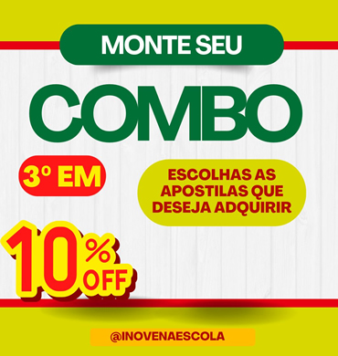 Capa Combo 3º Ano Ensino Médio