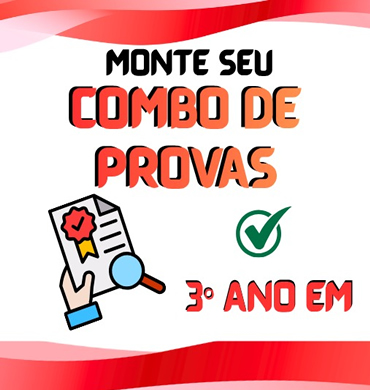 Capa Combo Provas 3º ano Ensino Médio