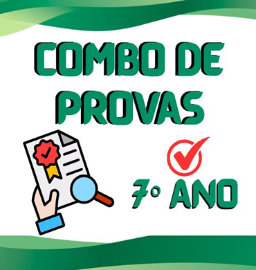 Capa Combo Provas 7º ano