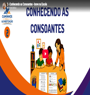 Capa apostila Conhecendo as consoantes