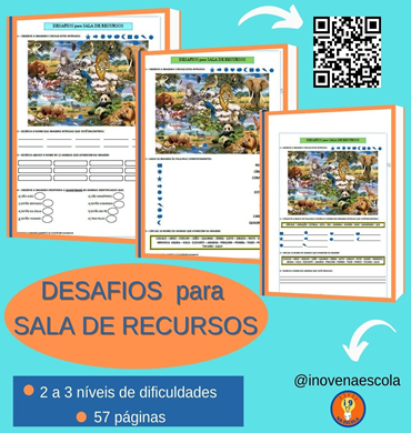 Capa desafios para sala de recursos 