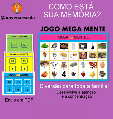 Capa sala de recursos - jogo megamente