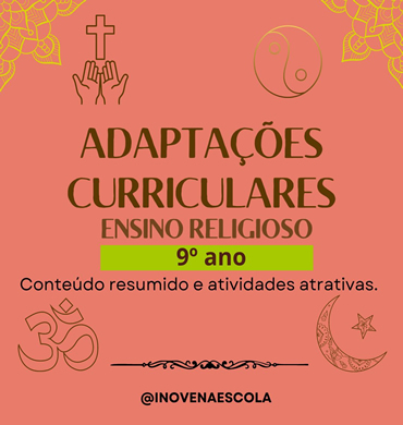 Capa imagem Adaptações Curriculares Ensino Religioso