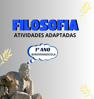 Capa Projeto Filosofia 1º Ano EM