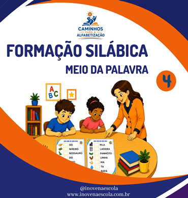 Capa apostila Formação Silábica - Meio da palavra