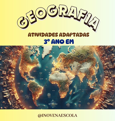 Capa apostila de Geografia 3º ano