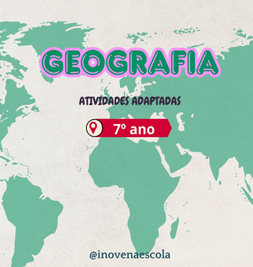 Capa apostila geografia 7º ano