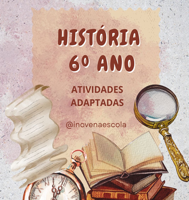 Capa apostila de história 6º ano