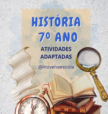 Capa apostila história 7º ano