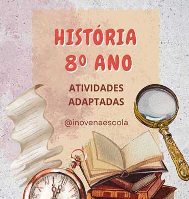 Capa apostila de história 8º ano