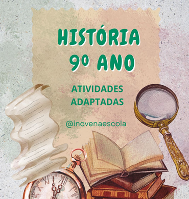 Capa apostila de história 9º ano