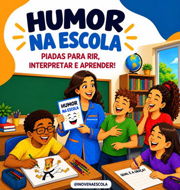 Capa apostila Humor na Escola