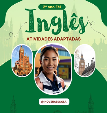 Capa atividade Inglês