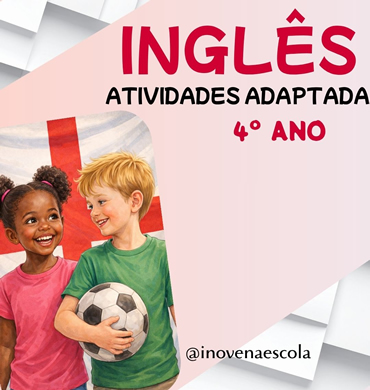 Capa apostila Inglês 4º ano