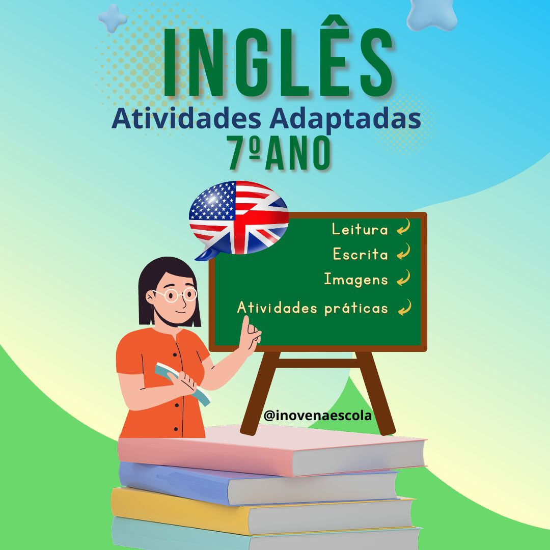 Capa apostila Inglês 7º ano