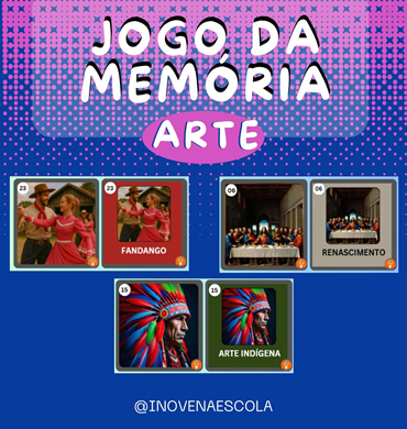 Jogo da memória Arte