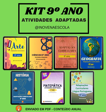 Capa kit 9º Ano