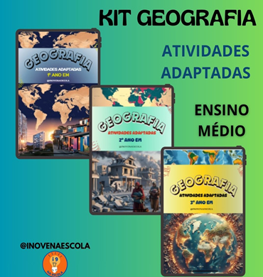 Capa Kit de Geografia Ensino Médio