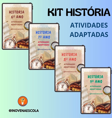 Capa kit de história 6º ao 9º ano