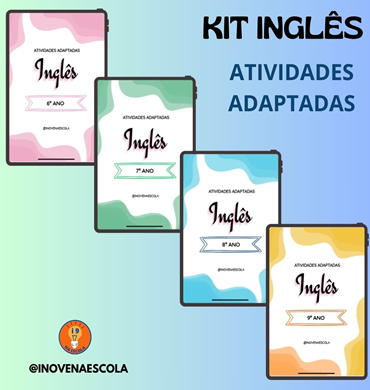 Capa kit Inglês 6º ao 9º ano