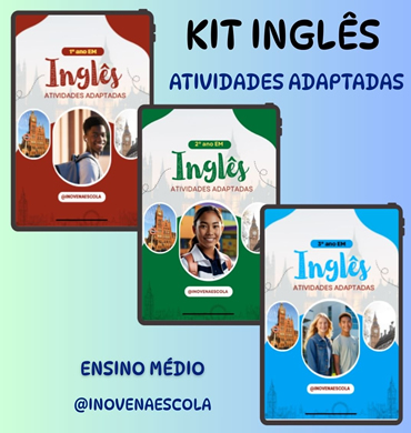 Capa atividade Inglês