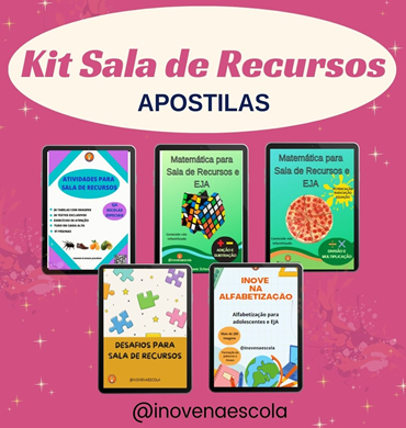 Capa kit sala de recursos - Apostilas 