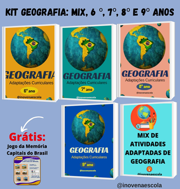 Capa apostila de Geografia