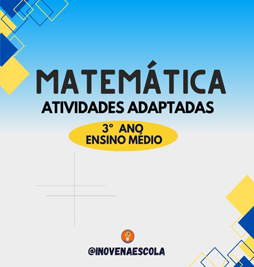 Capa imagem Matemática 3º Ano Ensino Médio