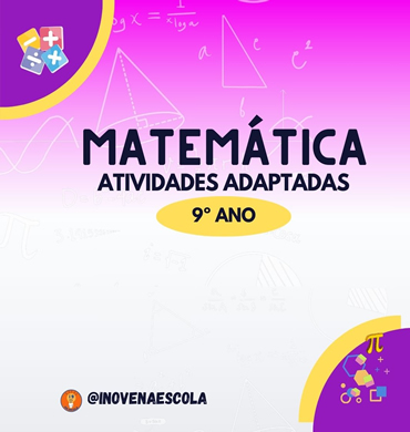 Capa imagem apostila de matemática 9º Ano