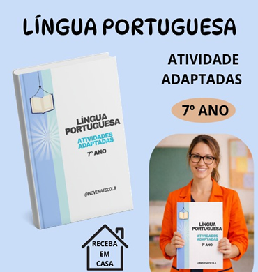 Capa Língua Portuguesa 7º ano - Produto Físico