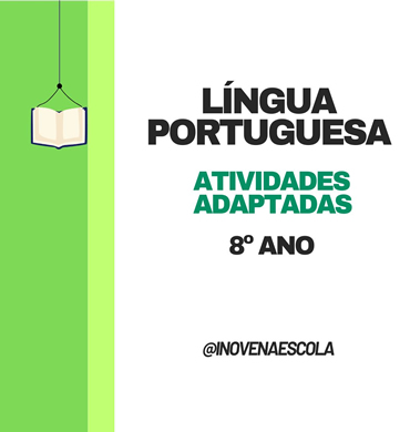 Capa apostila de português 8º ano