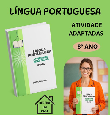 Capa Língua Portuguesa 8º ano - Produto Físico