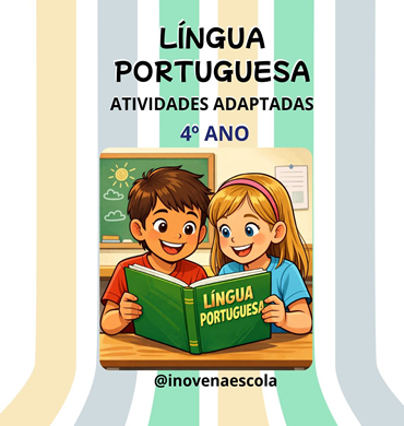 Capa apostila de português 4º ano