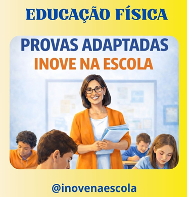Capa Prova adaptada Educação Física
