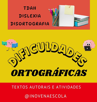 Capa imagem apostila de Dificuldades Ortográficas